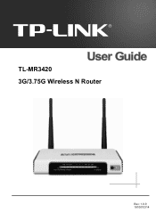 TP-Link TL-MR3420 User Guide