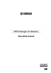 Yamaha PM1D Owner's Manual