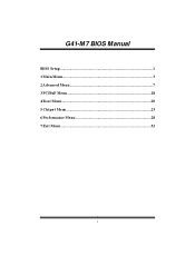 Biostar G41-M7 Manual