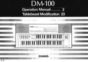 Canon DM-100 Operation Manual