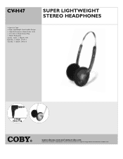 Coby CV-H47 Specsheet