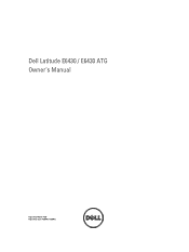 Dell Latitude E6430 ATG Owner's Manual