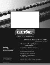Genie QuietLift 800 Owner's Manual