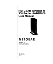 Netgear JWNR2000v1 JWNR2000 User Manual (PE/UK)