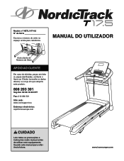 NordicTrack T 17.5 Treadmill Portuguese Manual