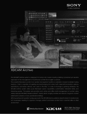 Sony XDAAI3PK Brochure (XDCAM Archive 8 Page Brochure)