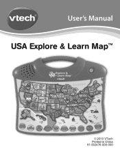 Vtech USA Explore & Learn Map User Manual