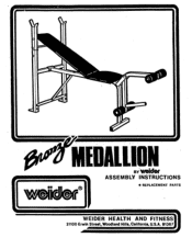 Weider B121bronze Medallion Bench English Manual