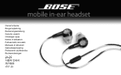 Bose Mobile In-ear Owner's guide