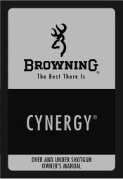 Browning Cynergy Owners Manual