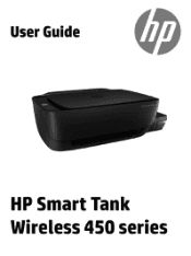 HP Smart Tank Wireless 450 User Guide