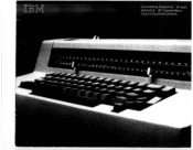 IBM Selectric III Operating Instructions