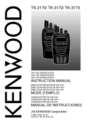 Kenwood TK-2170 Instruction Manual