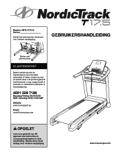 NordicTrack T 17.5 Treadmill Dutch Manual
