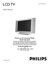 Philips 26PF8946 User manual