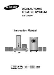 Samsung HT-DB390 User Manual (user Manual) (ver.1.0) (English)