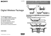 Sony DWZM50 Product Manual (DWZ-M50 AntennaAngleGuide)