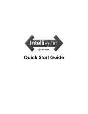Sony PEG-TJ25 Intellisync Lite Quick Start Guide