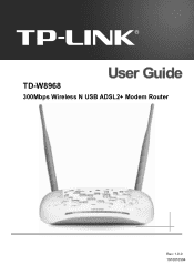 TP-Link TD-W8968 TD-W8968 V1 User Guide