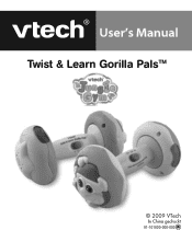 Vtech Jungle Gym: Twist & Learn Gorilla Pals User Manual
