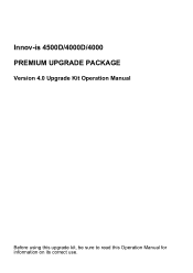 Brother International Innov-is 4500D Software Users Manual/4.0 Operation Manual - English
