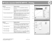 HP CM4730f HP Color LaserJet CM4730 MFP - Job Aid - PS Printing