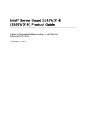 Intel S845WD1-E Product Guide