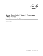 Intel X5472 Mechanical Design Guidelines