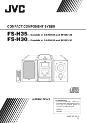 JVC FS-H30 Instruction Manual