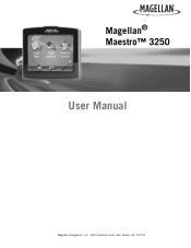 Magellan Maestro 3250 Manual - English