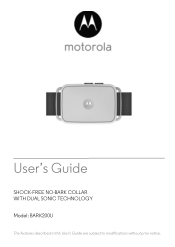 Motorola BARK200U User Guide