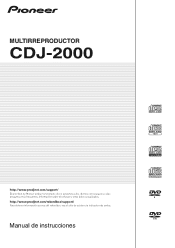 Pioneer CDJ-2000 Owner's Manual - Spanish