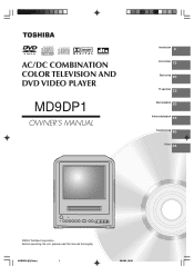 Toshiba MD9DP1 Owner's Manual - English