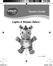 Vtech Lights & Stripes Zebra User Manual
