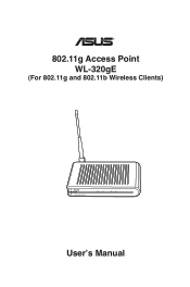 Asus WL 320gE User Manual