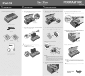 Canon PIXMA iP1700 Easy Setup Instructions