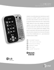 LG GT365 White Data Sheet