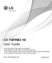 LG P930 Owner's Manual