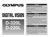 Olympus 202056 D-220L/D-320L Instructions (English, French, Spanish)
