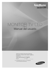 Samsung T27A300 User Manual Ver.1.0 (Spanish)