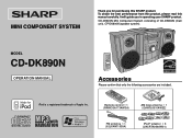 Sharp CD-DK890N CD-DK890N Operation Manual