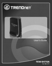 TRENDnet TEW-647GA User Guide
