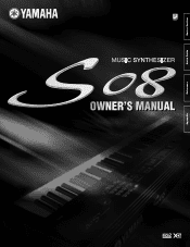 Yamaha S08 Owner's Manual