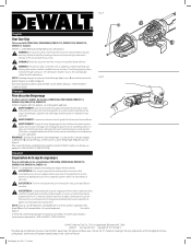 Dewalt DWE43115 Instruction Manual - Gear Case Grip