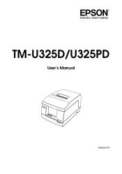 Epson U325 User Manual