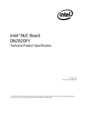 Intel DN2820FYK Technical Product Specification
