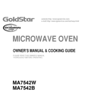 LG MA7542B 01 Owners Manual