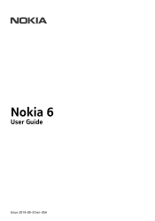 Nokia 6 User Manual