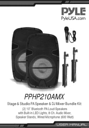 Pyle PPHP210AMX Instruction Manual