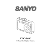Sanyo VPC S60 Instruction Manual, VPC-S600